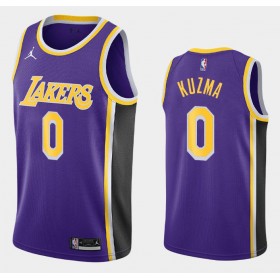 Camiseta Hombre Los Angeles Lakers Kyle Kuzma 0 2020-21 Jordan Brand Statement Edition Swingman